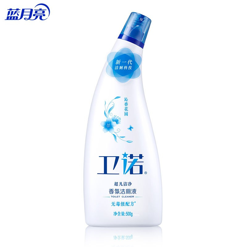 蓝月亮 厨卫组合 2.5KG 茶清1kg+强力油污克星500g瓶+瓶补+卫诺罗兰洁厕液500g高清大图