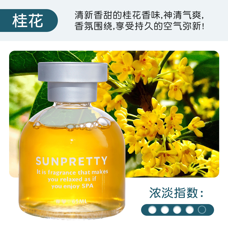 【补贴10%】桂花车载香薰汽车香水男士女饰品摆件车内除异味车上香氛 桂花1瓶装