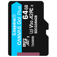 金士顿(Kingston)64GB U3 V30 A2 4K switch内存卡 TF存储卡 读速 170MB/s高速版