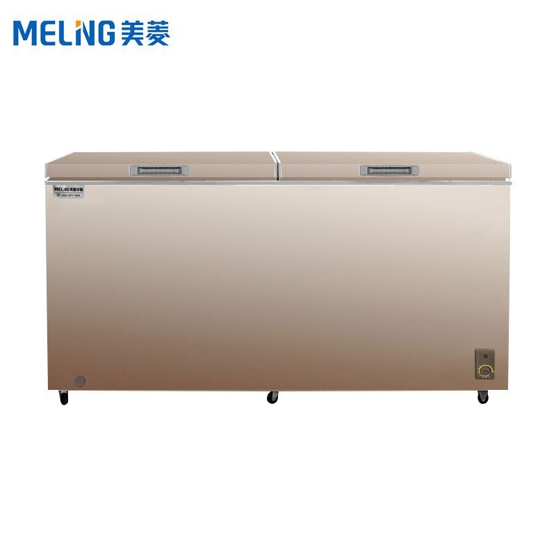 美菱(MELING)528升冰柜 冷柜 卧式大容量商用 冷藏冷冻转换单温冰柜冷柜 深冷速冻BC/BD-528DTX