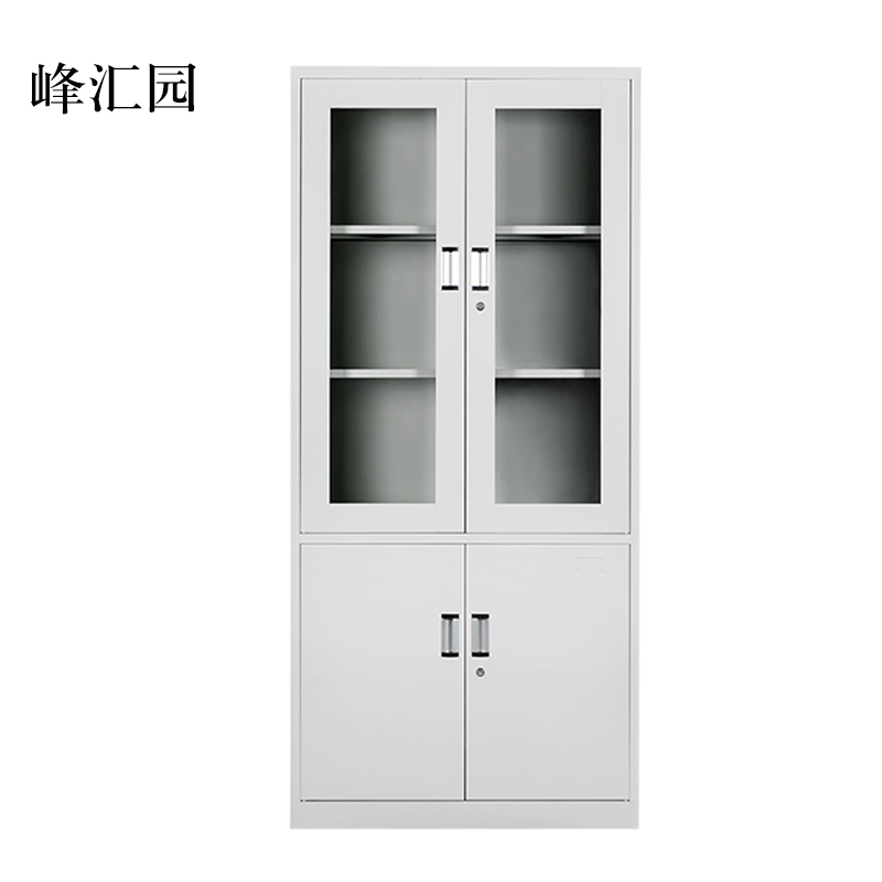 峰汇园钢制文件柜资料柜档案柜财务凭证柜带锁储物柜铁皮柜书柜大器械文件柜