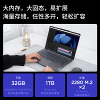 联想(Lenovo)小新Pro AI超能本14英寸轻薄笔记本电脑(Ultra5-125H 32G 1T 2.8K 120Hz OLED)