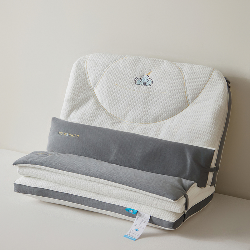 雅鹿家纺云颈二合一牵引枕护颈枕芯高清大图