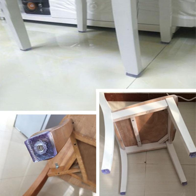 家具桌椅脚垫沙椅子保护垫静音耐磨硅胶软垫家具透明防滑脚钉