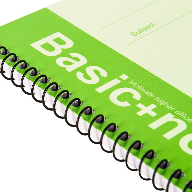 得力(deli) A580张线圈本螺旋装订笔记本子记事本软抄本7684 大包装 12本装图片