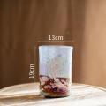 熔岩幻彩玻璃器皿花瓶子手工艺术花插饰摆件后现代新中式 熔岩幻彩玻璃器皿（小号）_528