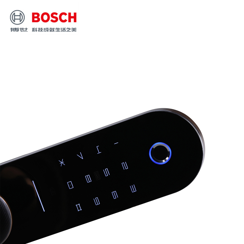 博世(BOSCH)指纹锁智能锁智能门锁电子锁智能家居家用防盗门密码磁卡锁FU700琥珀金