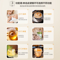 美菱(MELING)茶吧机 家用饮水机遥控智能双温双显双出水下置水桶全自动自主控温立式泡茶机MY-C919