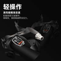 永久(FOREVER)山地车自行车成人男女青少年学生铝合金单车上班代步公路越野赛车[钢架]旗舰版-黑红辐条轮26寸