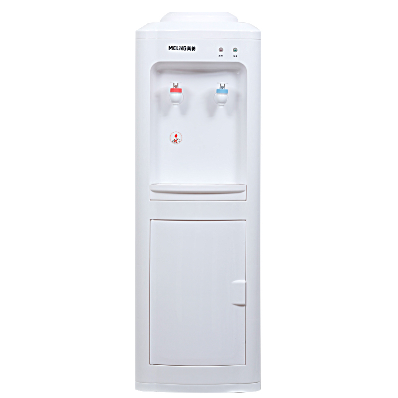 美菱饮水机家用立式冷热台式小型制冷制热办公室桶装水全自动新款 钛