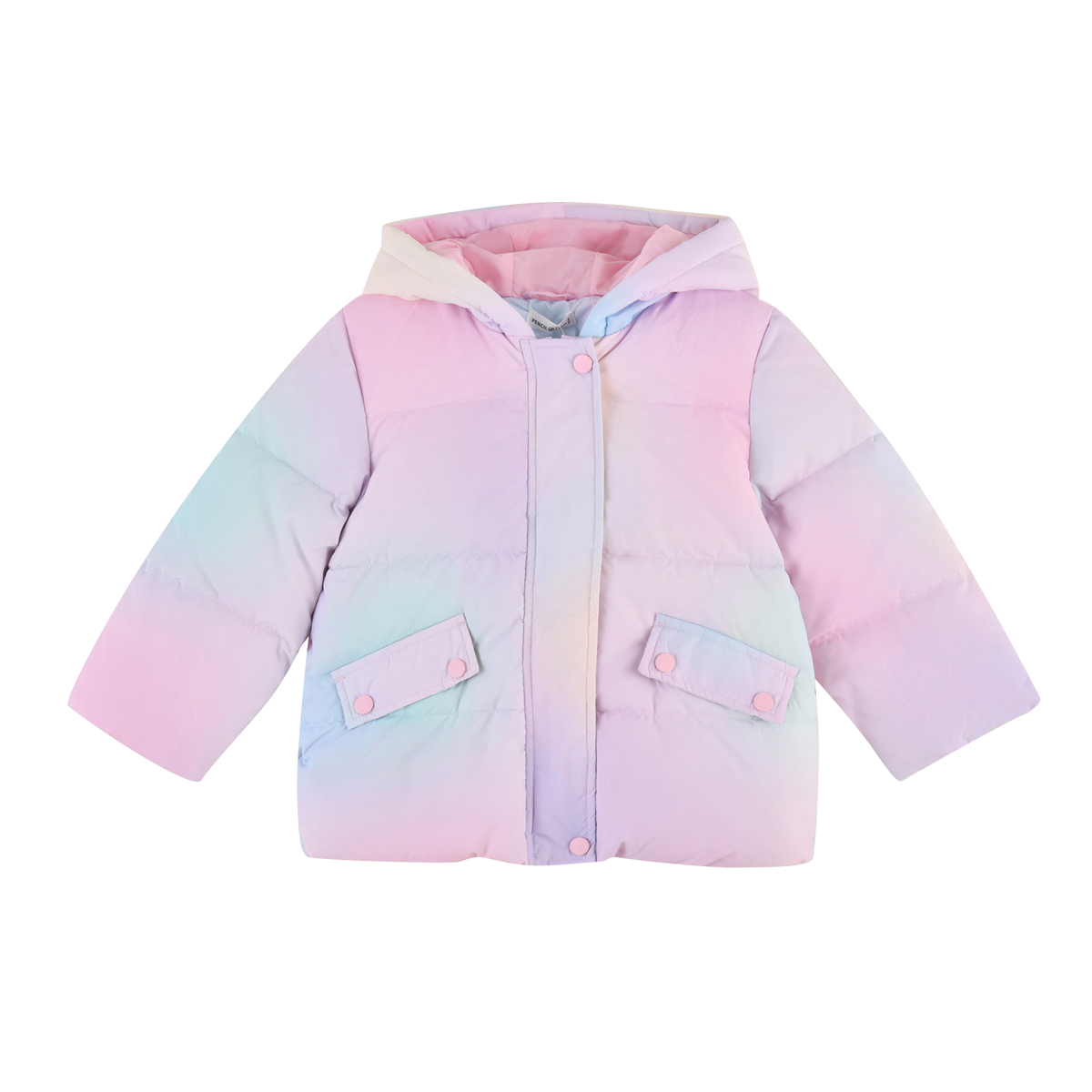 [1件3.5折]铅笔俱乐部秋冬新品女小童棉服儿童加厚保暖夹棉上衣宝宝棉袄高清大图