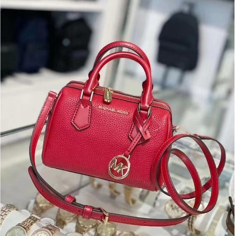 【自营】迈克·科尔斯(MICHAEL KORS) 女士拉链款迷你波士顿单肩包手提包斜挎包 mk女包
