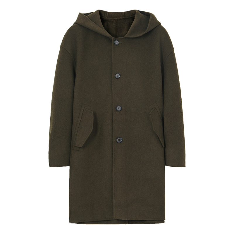 2件25折价1778再叠200减50chin祺新款毛呢大衣男中长款羊毛夹克呢子