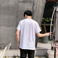 拓路者夏季新款2020左印原创有趣的灵魂印花纯棉短袖休闲男士宽松T恤潮
