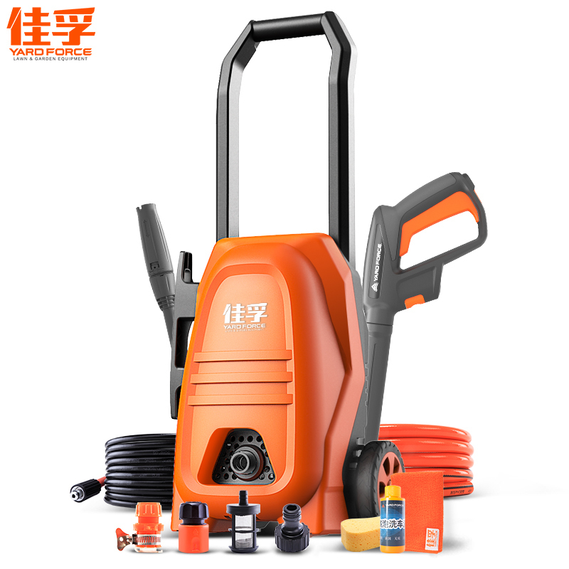佳孚 洗车机高压家用 220v洗车神器水枪便携式水泵全自动清洗机F120C2U 升级版