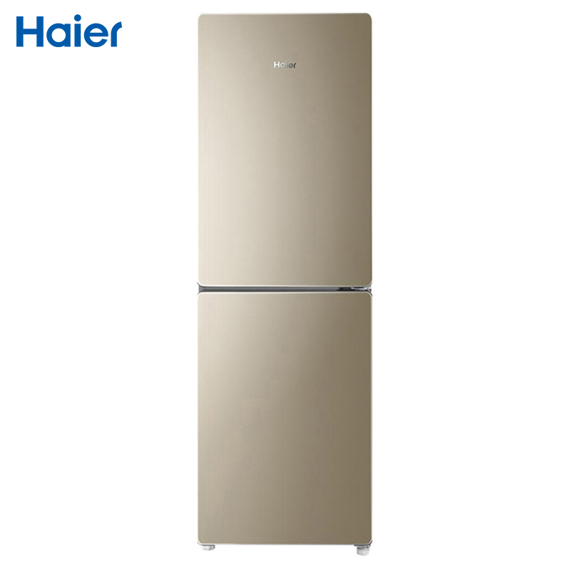 海尔(Haier)190升 双门冰箱 风冷无霜 低温补偿 炫彩金外观 节能家用电冰箱 BCD-190WDPT