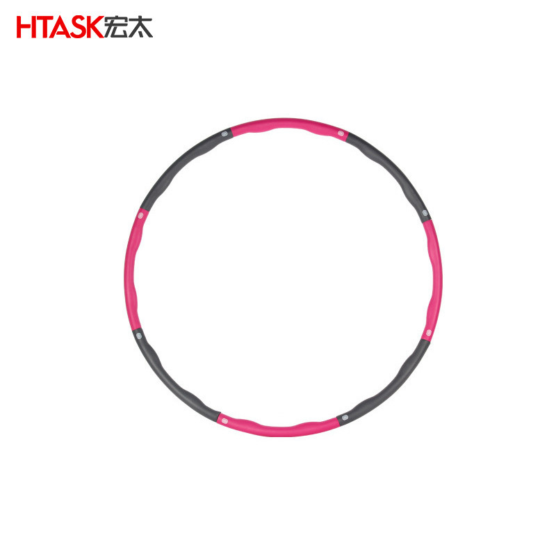 宏太 呼拉圈塑料可拆卸成人瘦身圈 塑料按摩泡棉瘦身圈 符合人体功能设计HT-08AB!