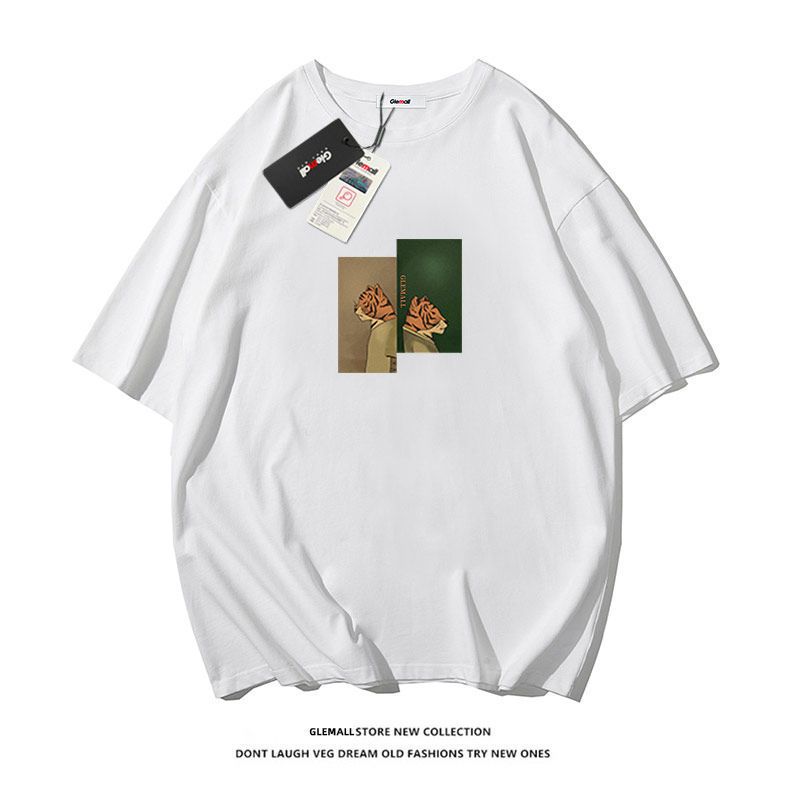 森马集团旗下GLEMALL短袖t恤男士夏季潮纯棉百搭休闲体恤打底衫