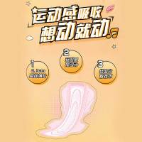 苏菲弹力贴身薄0.1cm日用洁翼型25cm*15片