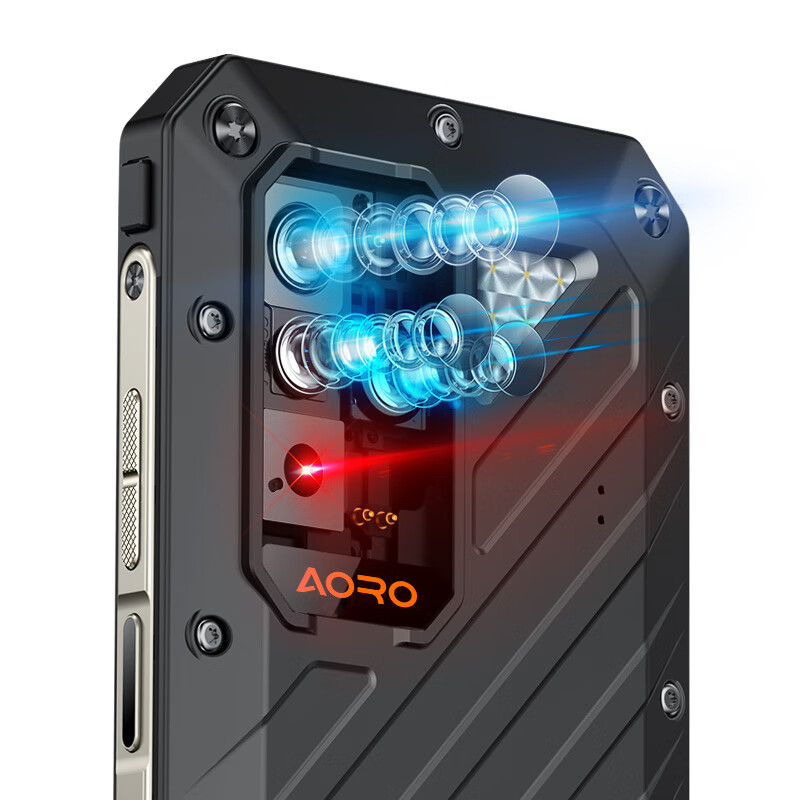 遨游(AORO)A18三防手机12+256G(红外热成像)5G智能IP69K一亿超清像素9600毫安高清大图