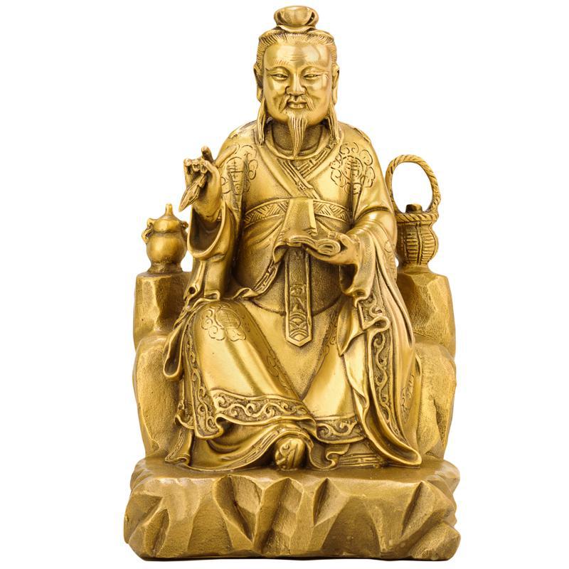 美帮汇铜药孙思邈摆件 孙思邈铜像悬壶济世妙手回春送名医礼品高清大图