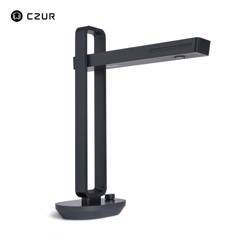 成者科技(CZUR)Aura智能扫描仪(桌面级)高清成册书籍高拍仪智能声控台灯高速AI文字识别自动检测扫描A3A4 黑色