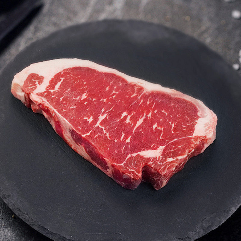 货出六盘 宁夏西吉县谷草饲喂养 六盘山牛肉 精品黄牛 原切西冷牛排2斤