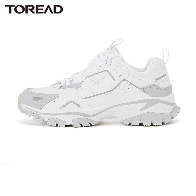 探路者女鞋运动户外休闲鞋 秋冬季女士潮流时尚3M反光运动鞋舒适耐穿跑步旅行鞋