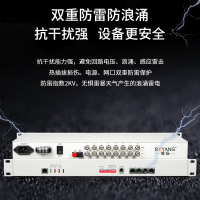 博扬(BOYANG)BY-8E1-4E-60KM PDH光端机8E1 8路2m+4路以太网 FC单纤60公里机架式双电源