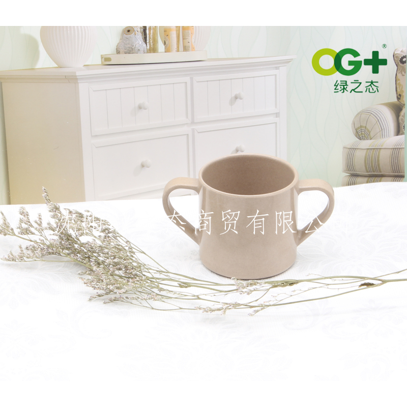 绿之态有机环保防霉防异味易清洗稻壳谷壳稻谷壳砧板菜板切菜板儿童宝宝熊猫卡通餐具套装家庭酒店餐馆厨房餐具厨具组合套装套餐