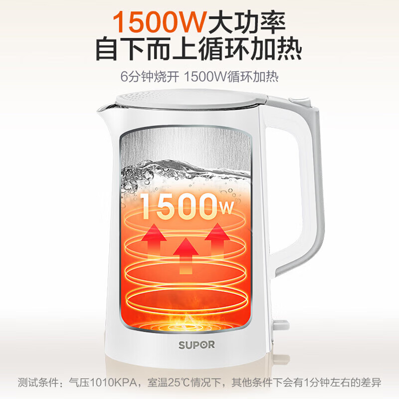 苏泊尔(SUPOR) 1.7L电水壶 SW-17S13A高清大图
