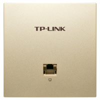 普联(TP-LINK)TL-XAP3002GI-PoE 薄款米兰金(方)AX3000M双频千兆WiFi6无线面板AP 86型墙壁式商用别墅企业级家用大户型全屋wifi覆盖接入组网