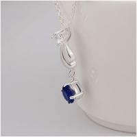 N497 Women Silver Necklace 镀925纯银女项链日韩版锁骨链潮人送女朋友七夕情人节礼物