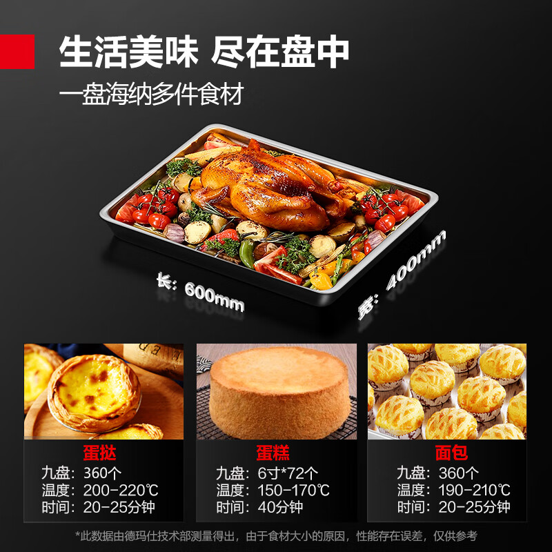 德玛仕(DEMASHI)大容量烤箱商用 蛋糕月饼披萨烤箱面包电烤箱 烘焙商用烤箱大型EB-J9D-ZS高清大图