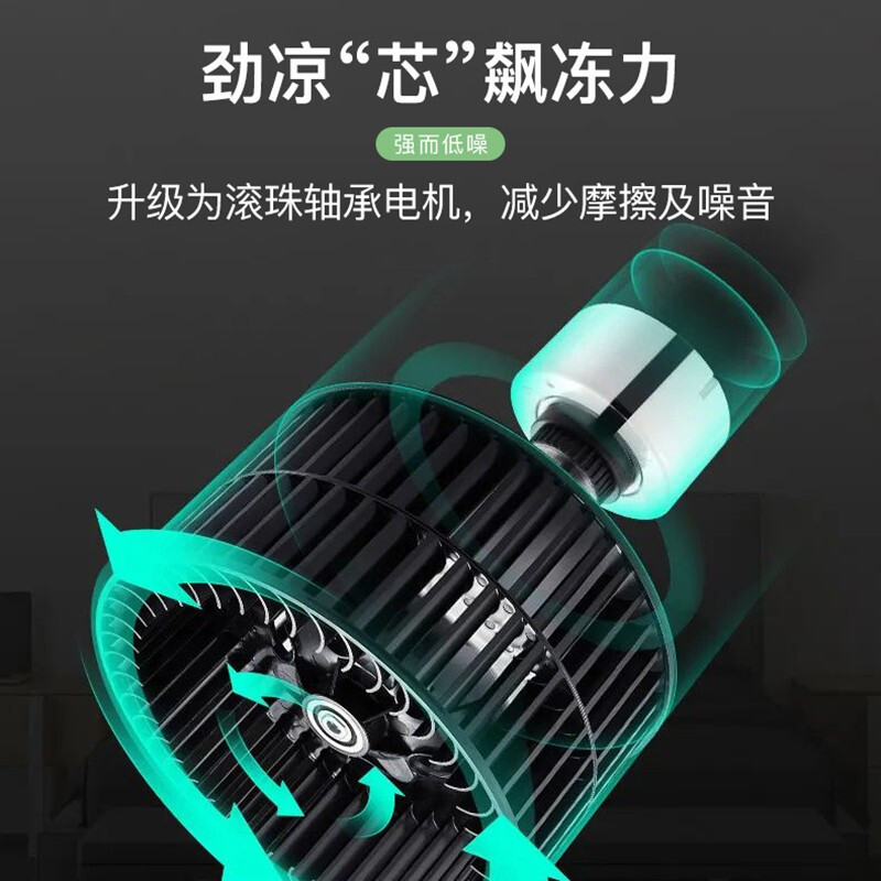 格力(GREE)空调扇KS-04S63Dg 家用4L水箱卧室客厅办公室负离子空调扇制冷水风扇无叶风扇冷风机遥控 单冷气扇高清大图