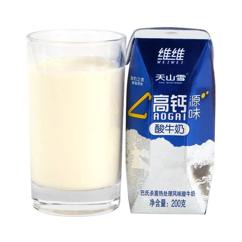 维维 天山雪 源味 巴氏热处理 常温希腊风味酸奶 200g*24