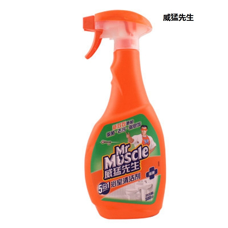 威猛先生(Mr Muscle) 5效合1 清洁去污除菌 浴室清洁剂 500g (单位:瓶)