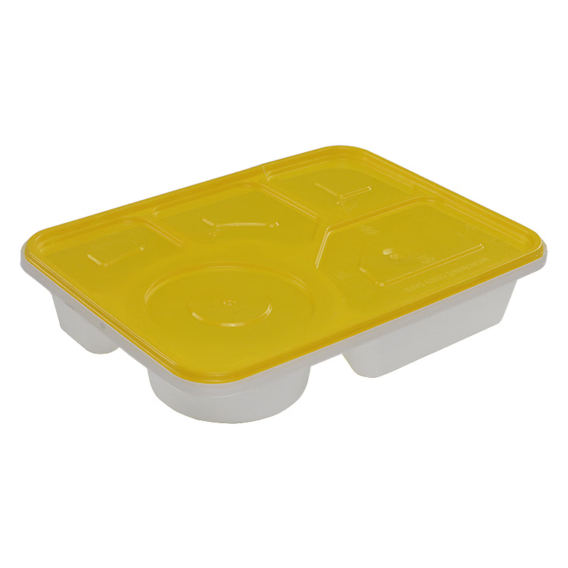 册宣CX-FH防盗扣五格款防盗五格 90个/箱一次性饭盒