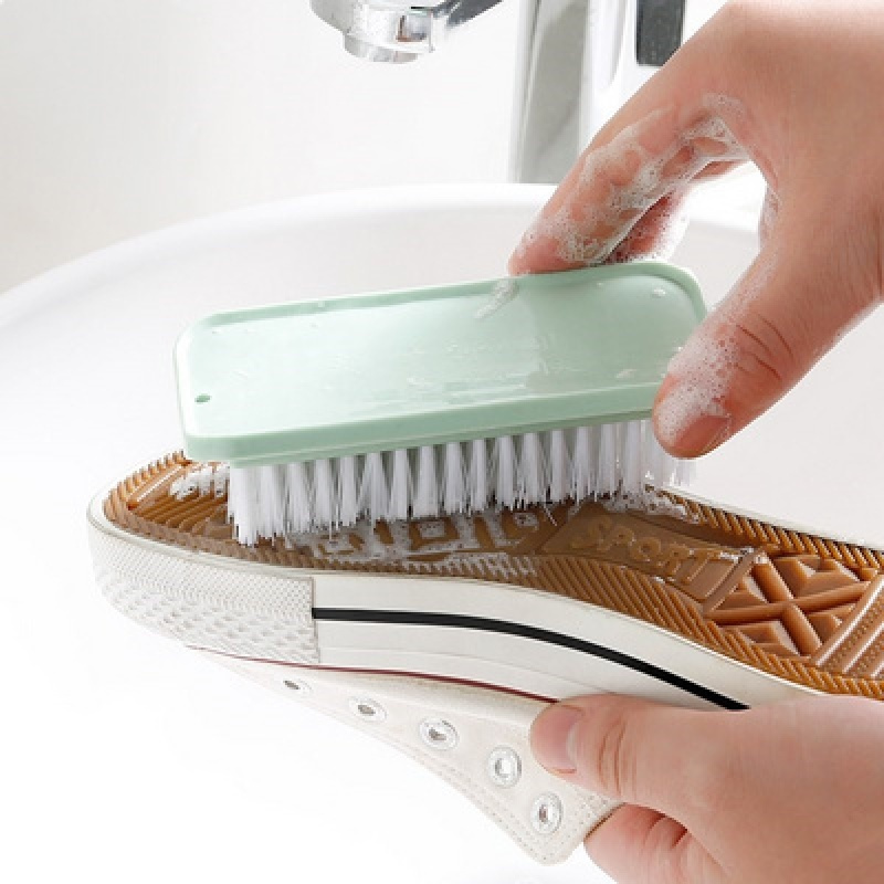 中天家用软毛洗衣刷子塑料大号板刷衣服领子袖口尼龙清洁刷刷鞋板绿色