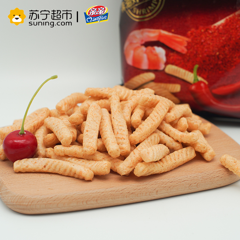 亲亲 膨化食品 虾条香辣味40g(休闲零食)