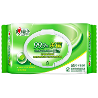 心相印 湿巾80片(杀菌)XCA080 绿色 单位:包