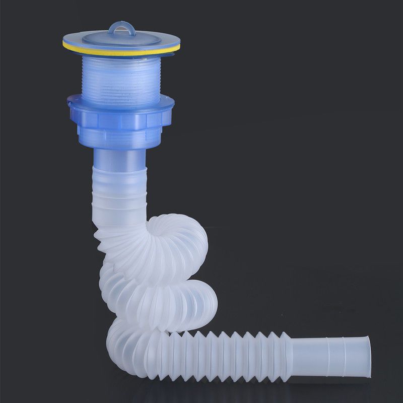 40防臭下水管 40 50防臭下水管墩布池带滤网陶瓷盆拖把池自封下水器带伸缩软管