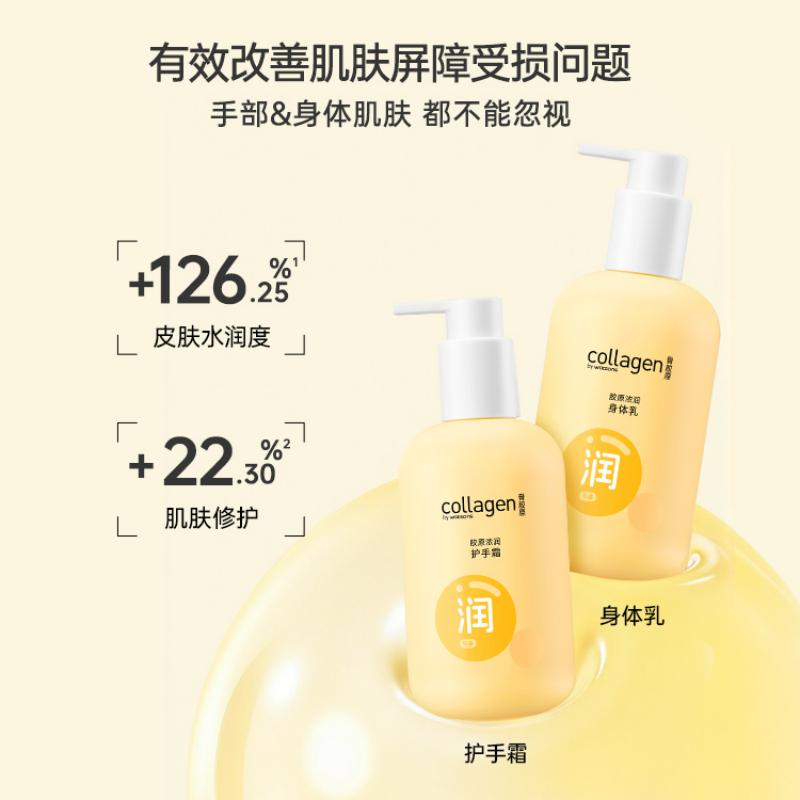屈臣氏胶原马油浓润护手霜身体乳护理套装保湿浓润高清大图