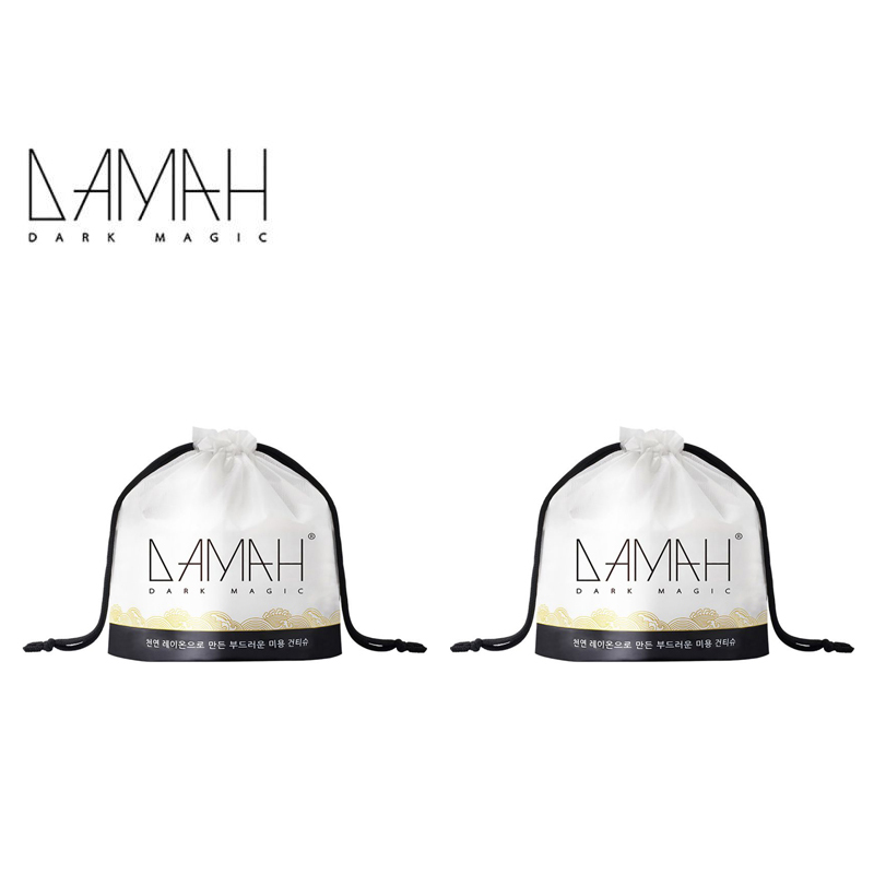 黑魔法(DAMAH DARK MAGIC) DAMAH洗脸巾260g80抽*2包