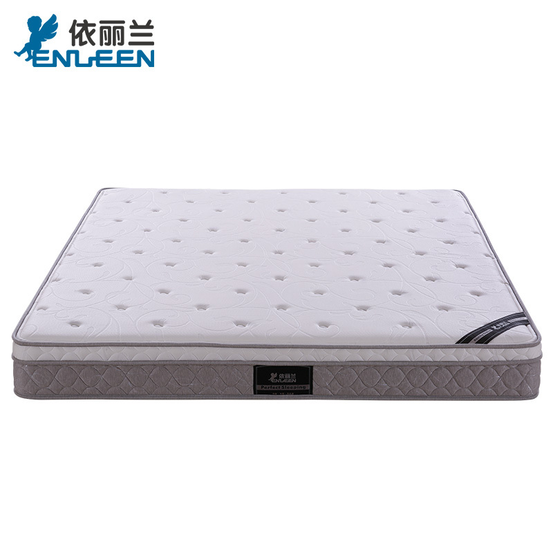 依丽兰床垫22cm 天然环保乳胶床垫 邦尼尔精钢弹簧床垫 成人软硬两用床垫 可定制尺寸 简约现代卧室家具 芳华