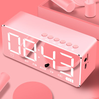 无线蓝牙音箱Q91家用超重低音炮手机户外迷你闹钟蓝牙小音响钢炮蓝牙4.2随身插卡便携式UVR