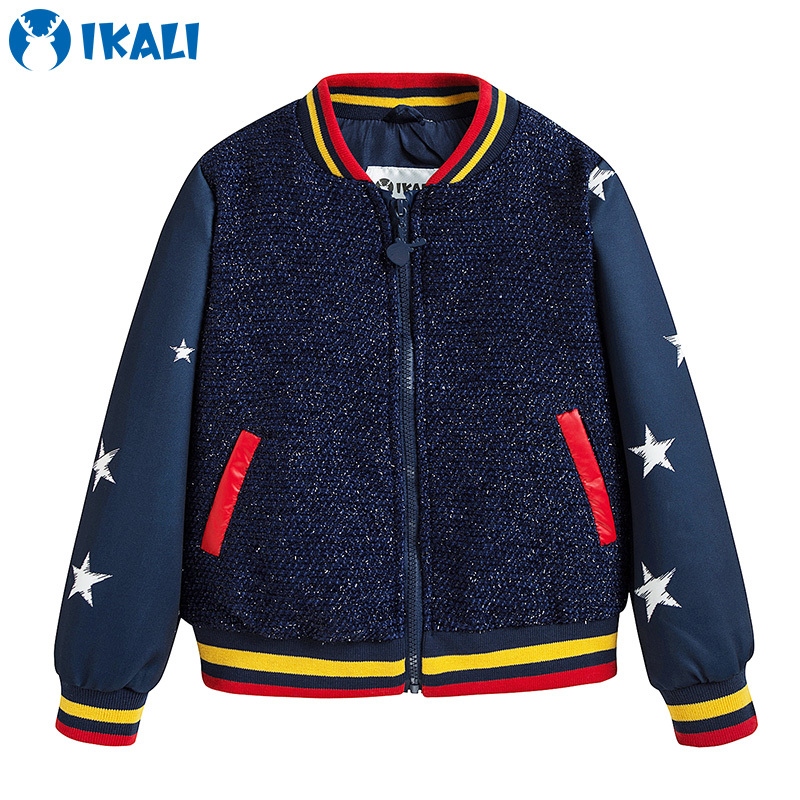 伊佳林女童时尚新潮系列夹克衫儿童酷炫棒球服