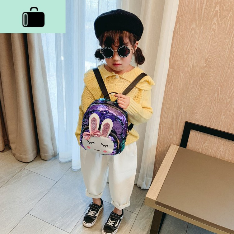 儿童背包3岁网红幼儿园书包女孩轻便潮时尚可爱公主双肩包包女童5new