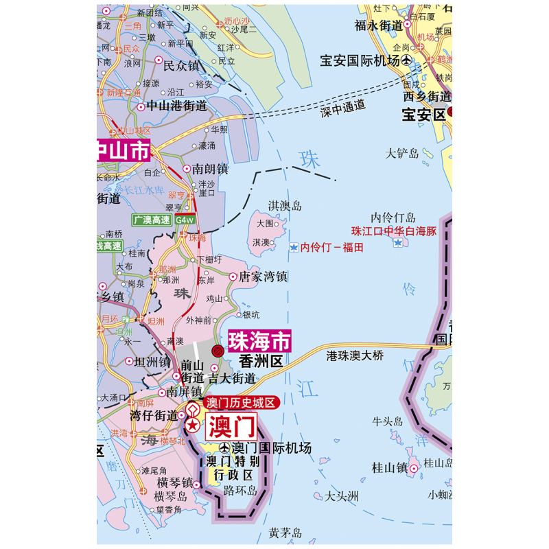 粤港澳大湾区地图 1.5*1.