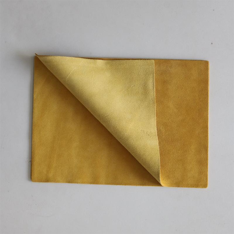 黄色牛皮垫真牛皮乐器垫腿布京胡二胡板胡牛皮垫乐器防滑垫乐器配件